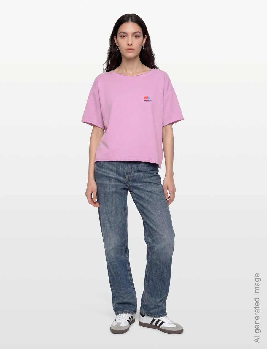 American Vintage - ATUBAY - t-shirts - orchidee - 0