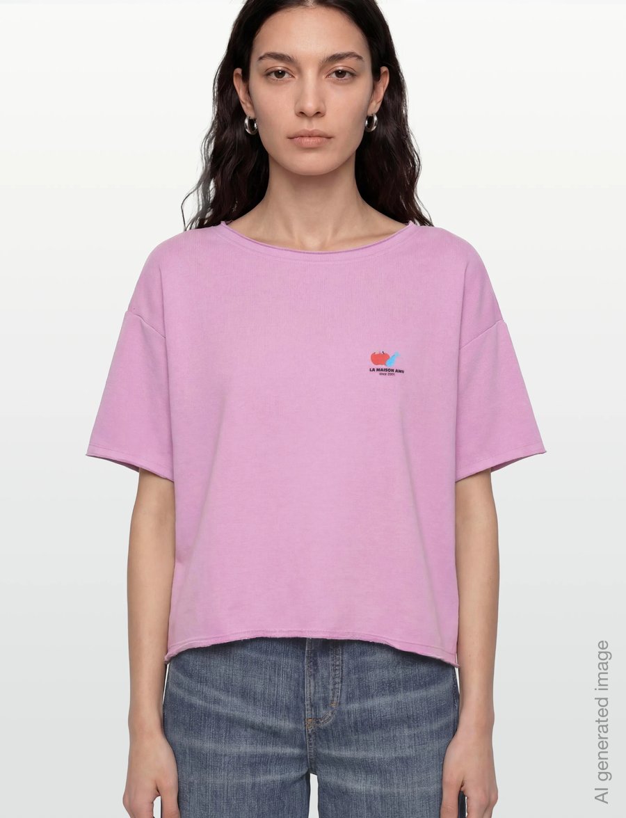 American Vintage - ATUBAY - t-shirts - orchidee - 3