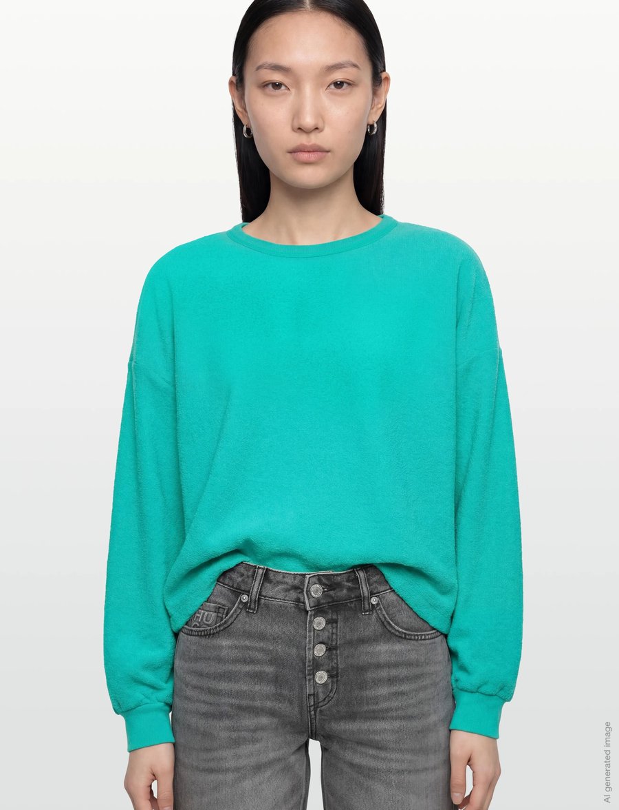 American Vintage - BOBYPARK - langärmlige tops - turquoise - 3