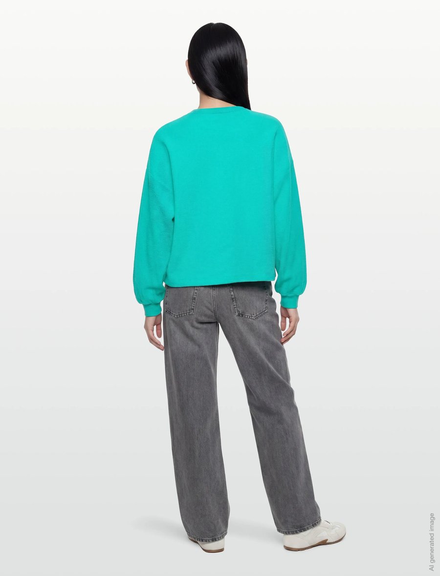 American Vintage - BOBYPARK - langärmlige tops - turquoise - 4