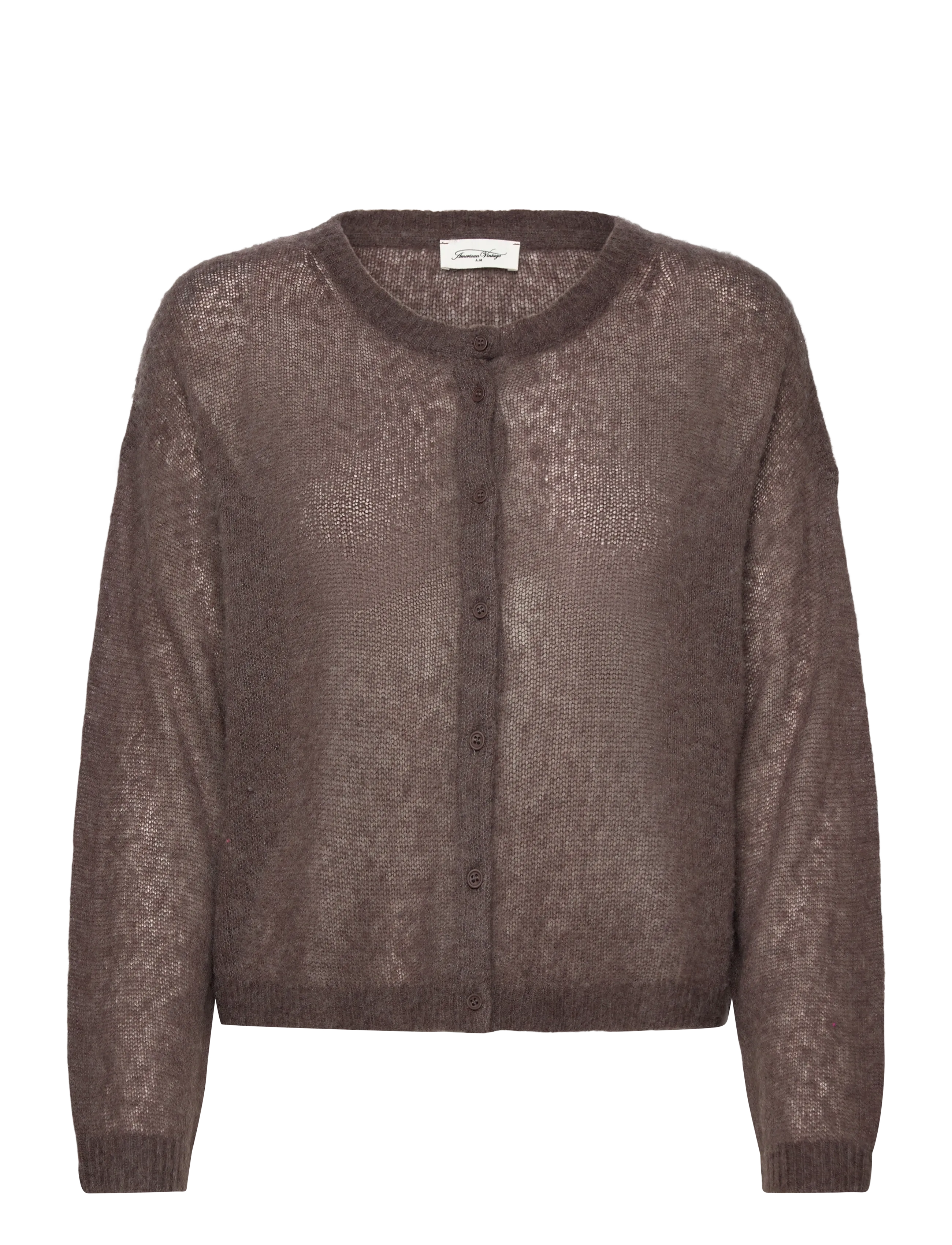 American Vintage BODYROW - Cardigans - HERISSON CHINE / brown