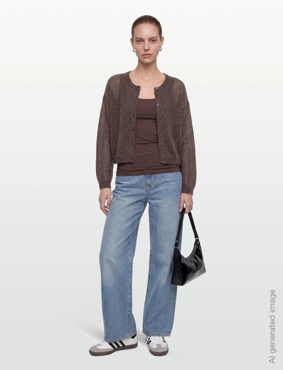 American Vintage - BODYROW - cardigans - herisson chine - 0