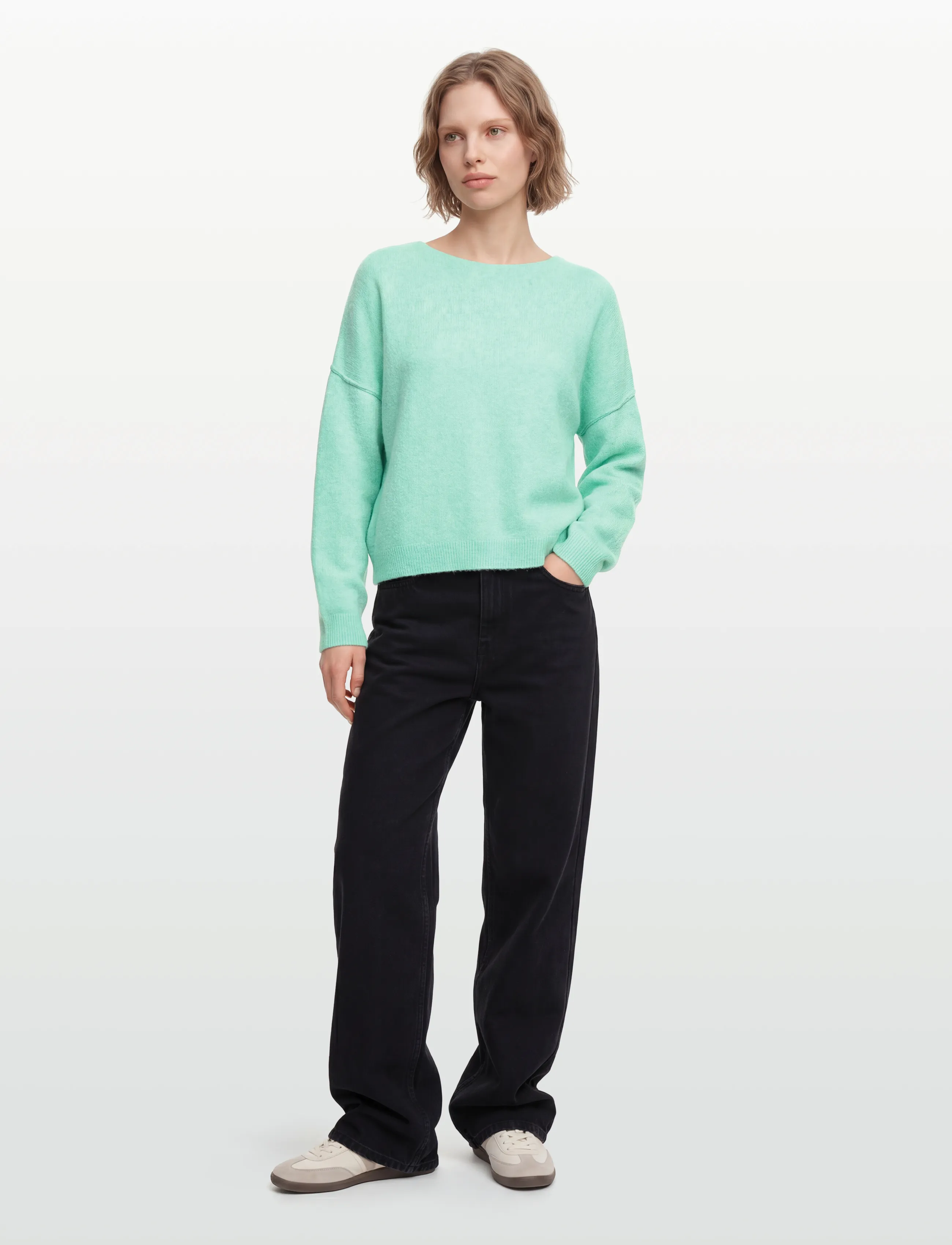 American Vintage Damsville, S, Knitwear, Grün - Jumpers, Frauen