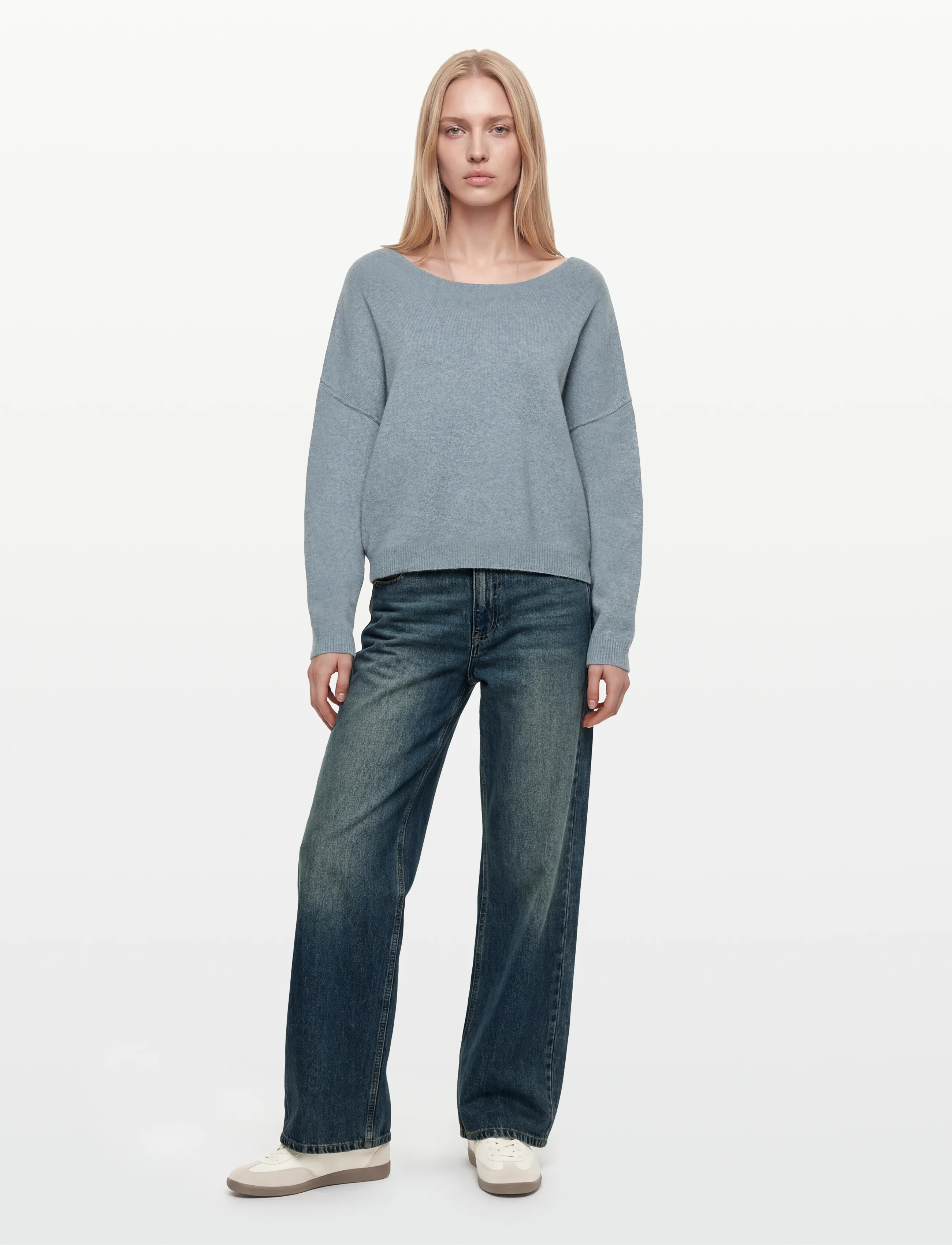 American Vintage Damsville, M, Knitwear, Blau - Jumpers, Frauen
