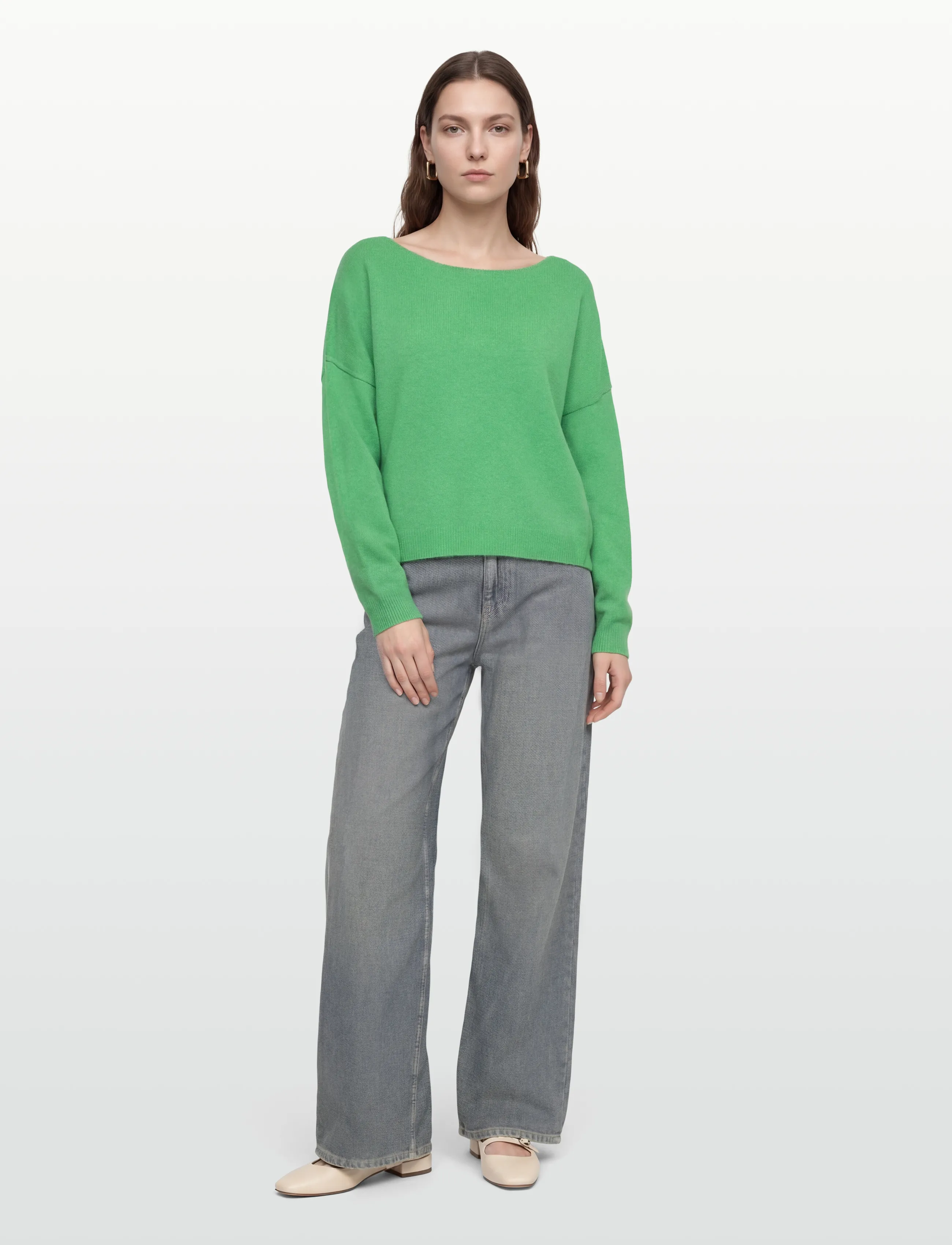American Vintage Damsville, M, Green, Strik > Trøjer, Dame
