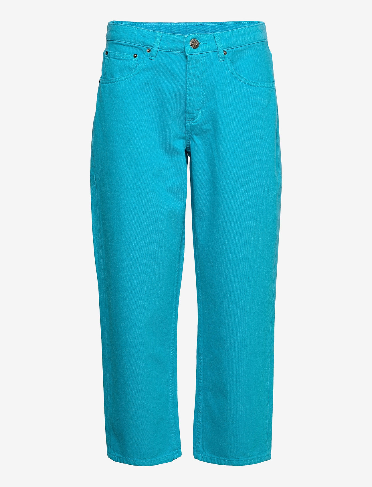 American Vintage - DATCITY - džinsa bikses ar taisnām starām - turquoise vintage - 0