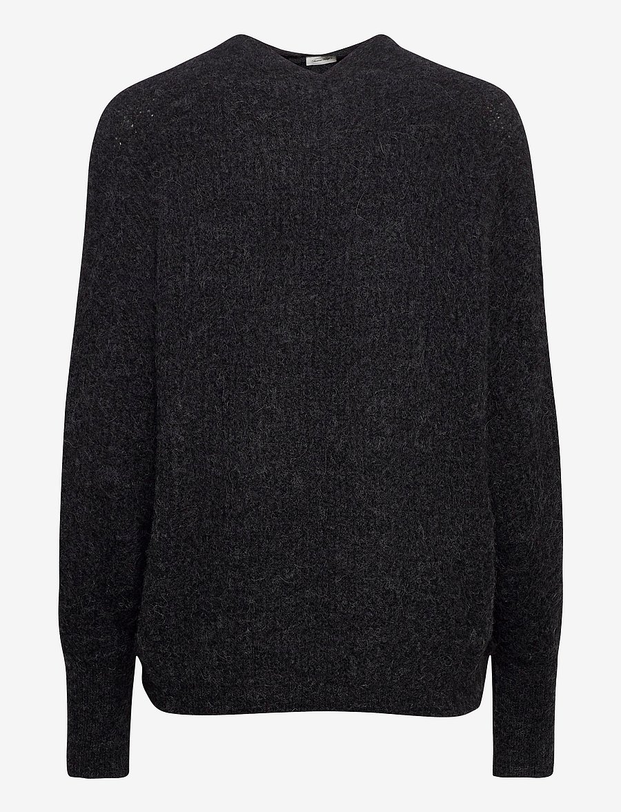American Vintage - EAST - cardigans - anthracite chine - 1