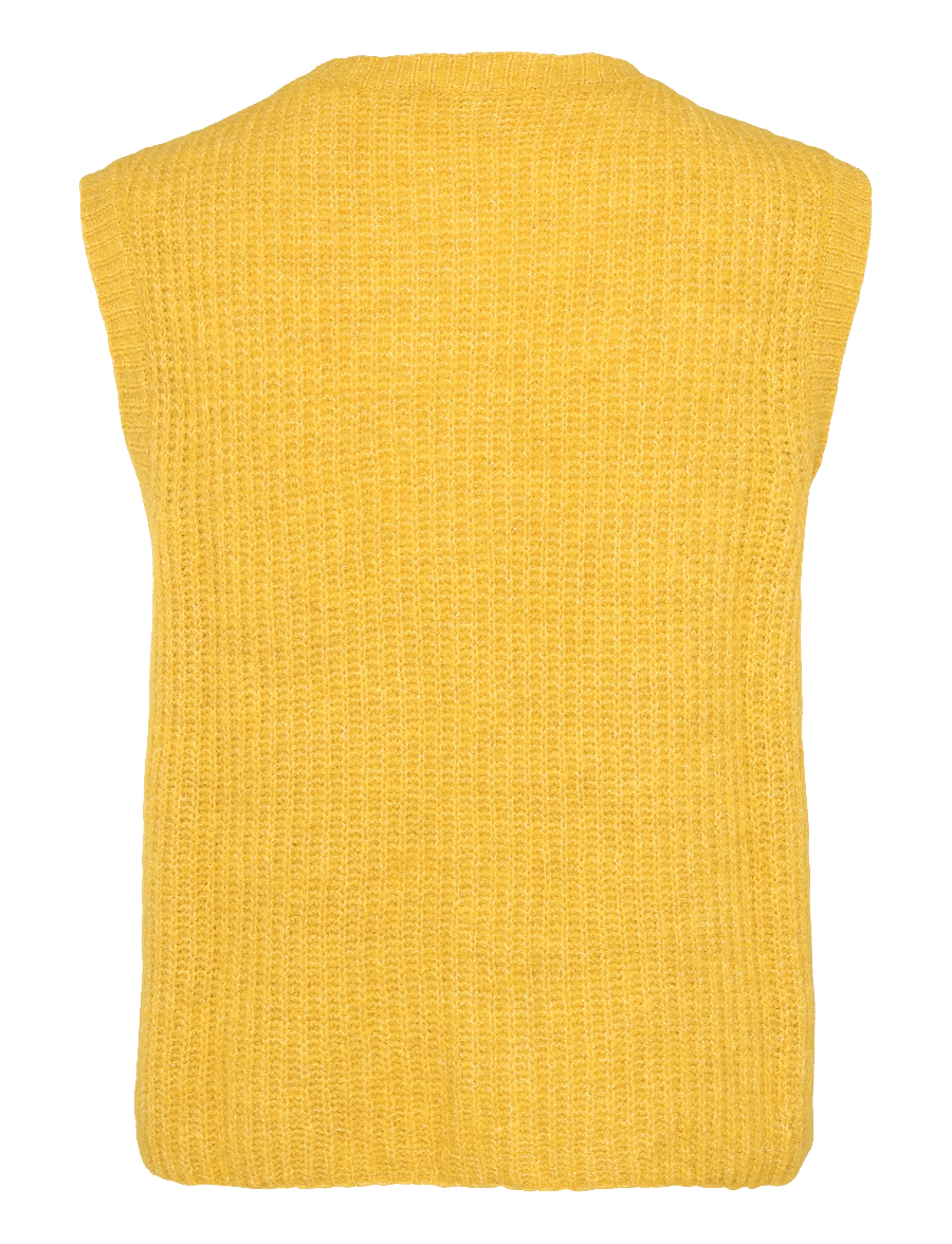 American Vintage - EAST - strickjacken - mustard melange - 1