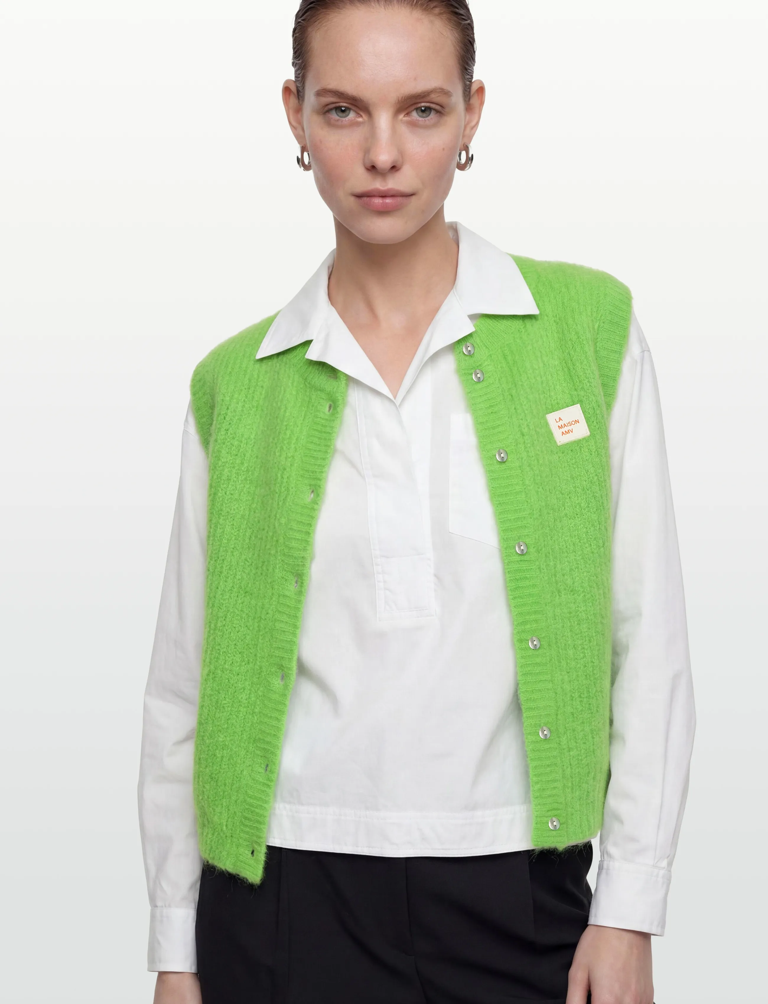 American Vintage - EAST - strickwesten - absinthe fluo - 3