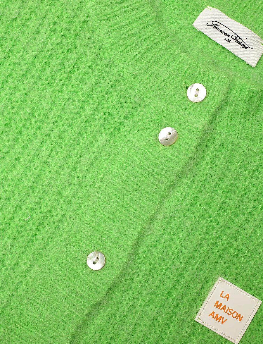 American Vintage - EAST - knitted vests - absinthe fluo - 5