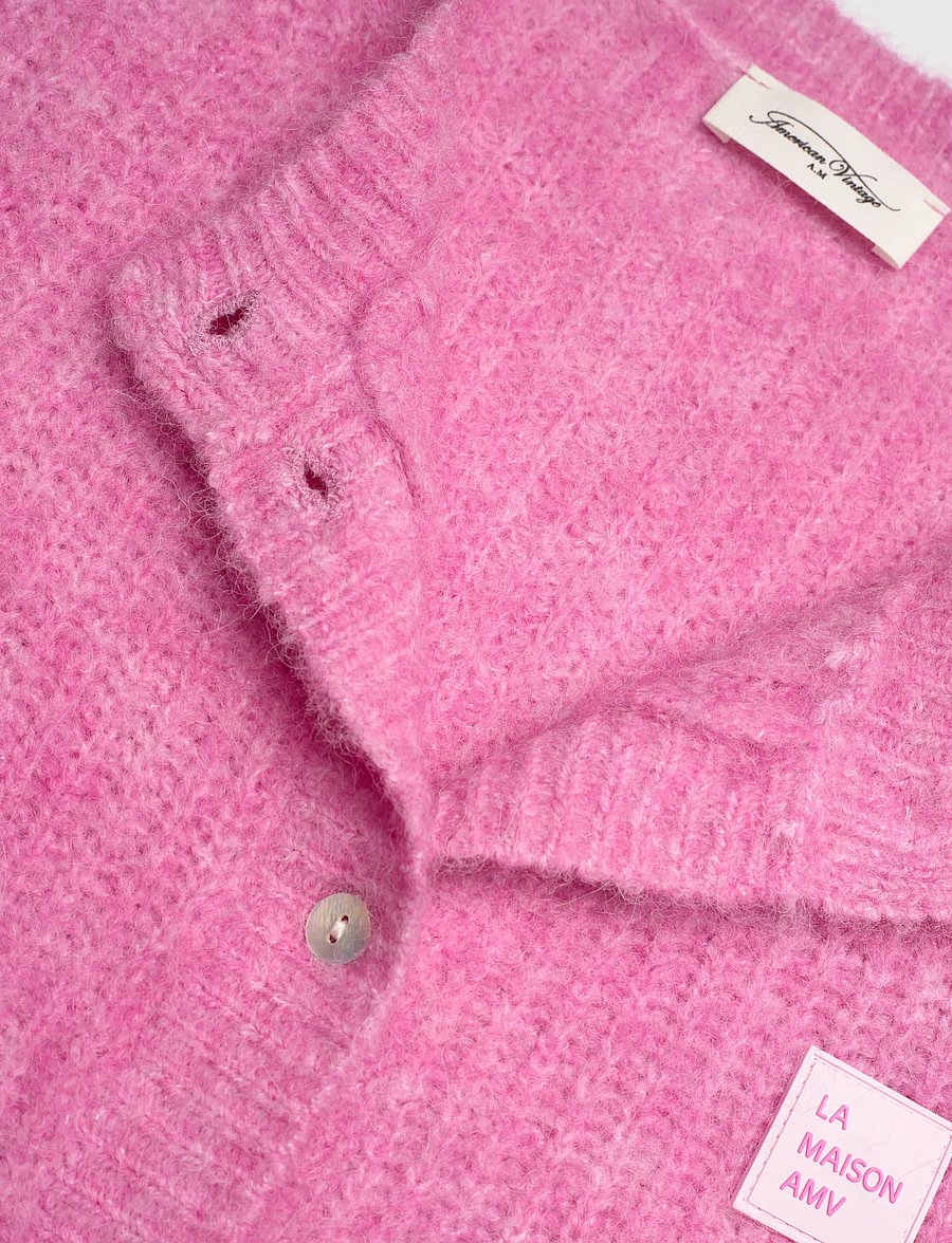 American Vintage - EAST - strickwesten - rose bubble chine - 5