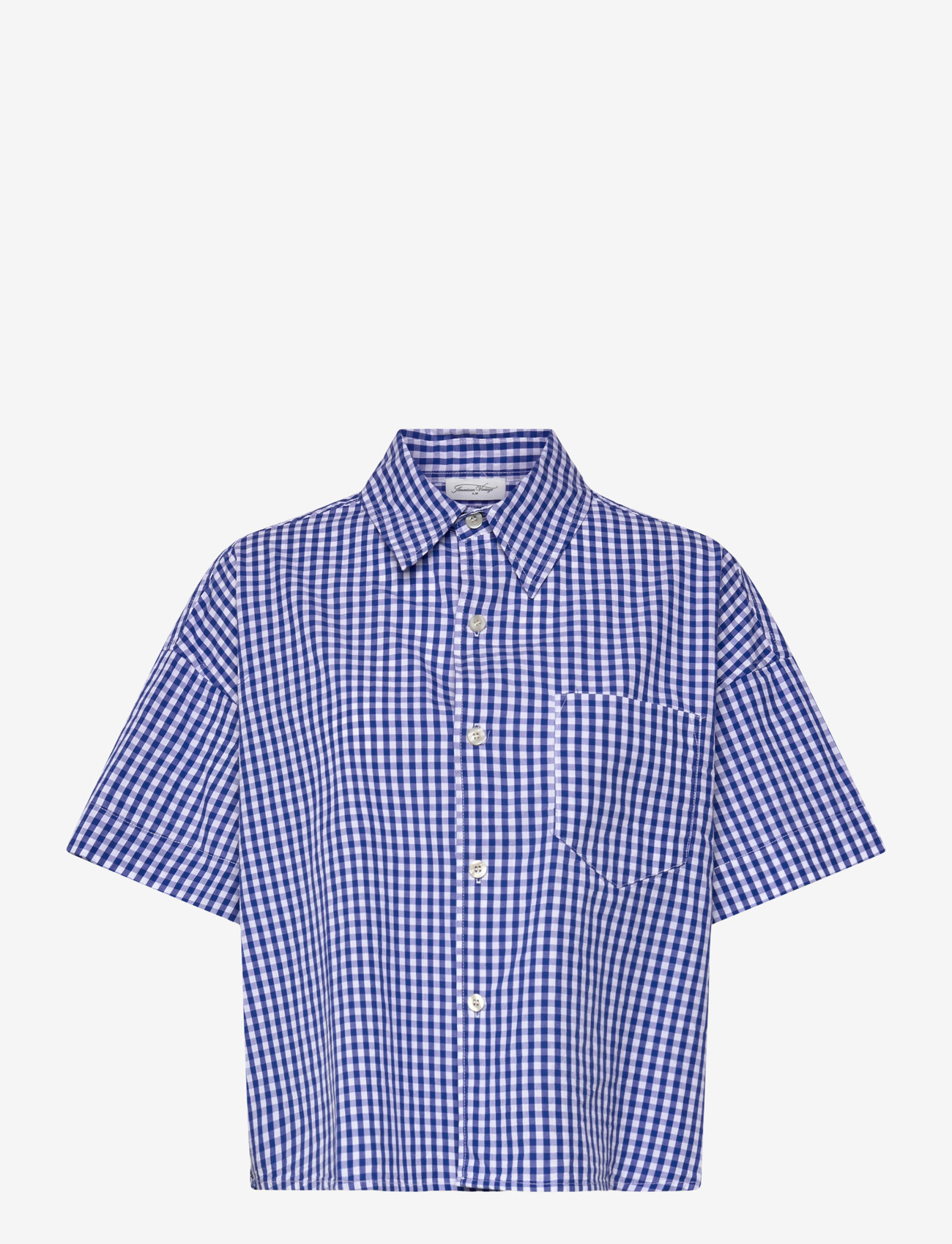 American Vintage - EKIROW - kortærmede skjorter - vichy blue - 0