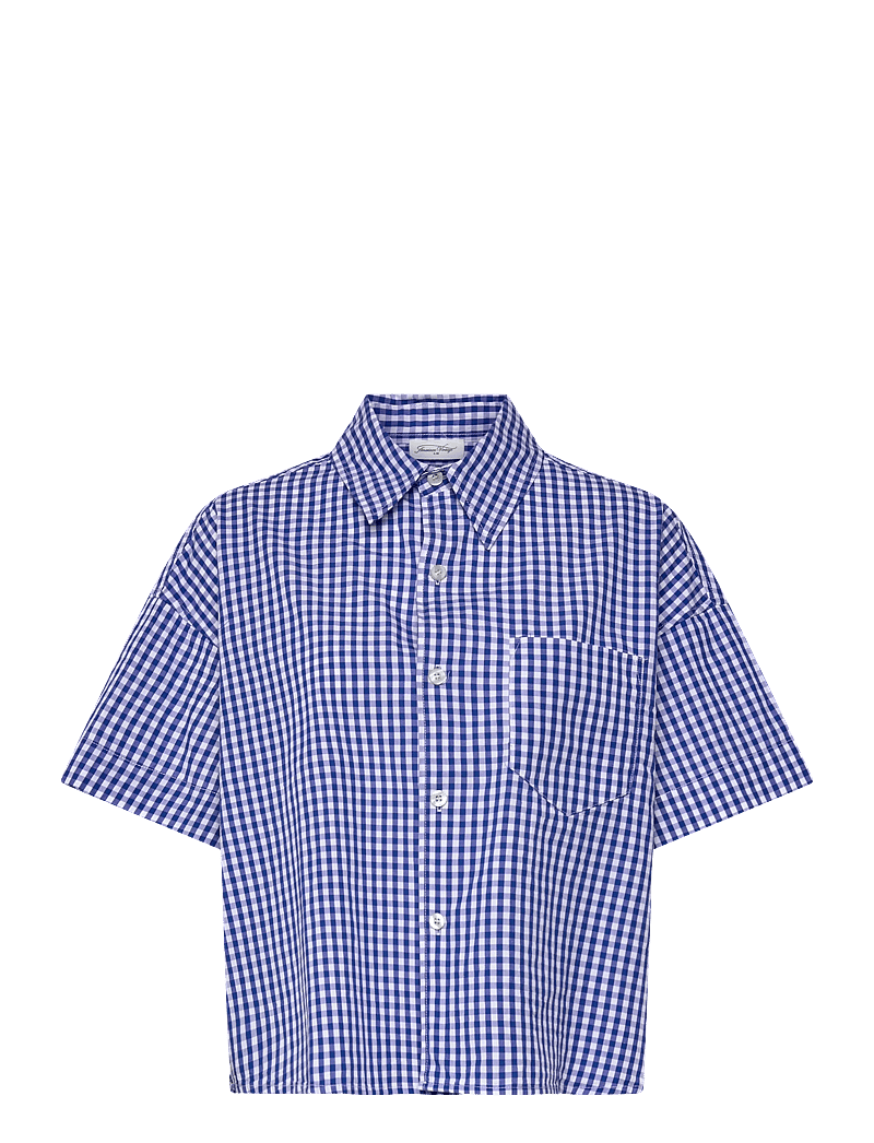 American Vintage - EKIROW - kortærmede skjorter - vichy blue - 0