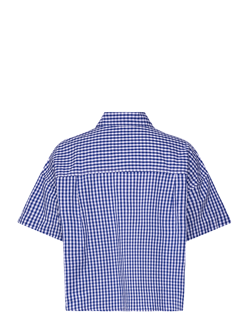 American Vintage - EKIROW - kortærmede skjorter - vichy blue - 1