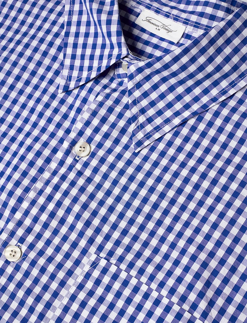 American Vintage - EKIROW - kortærmede skjorter - vichy blue - 2