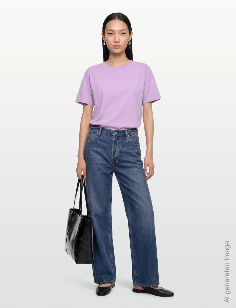 American Vintage - FIZVALLEY - t-shirts - parme vintage - 0