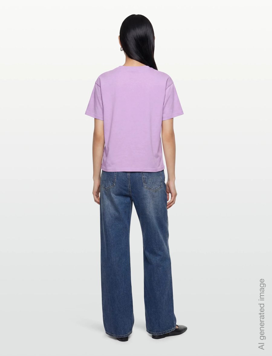 American Vintage - FIZVALLEY - t-shirts - parme vintage - 4