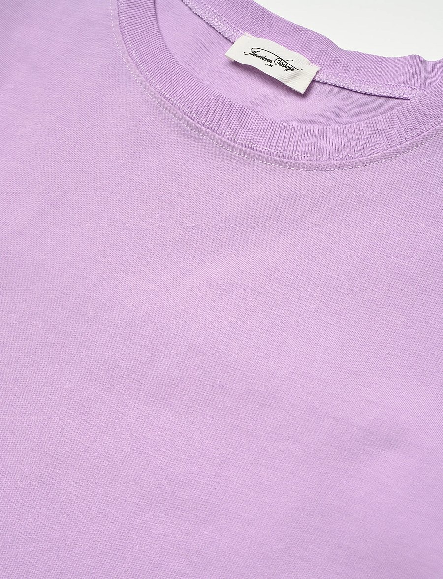 American Vintage - FIZVALLEY - t-shirts - parme vintage - 5