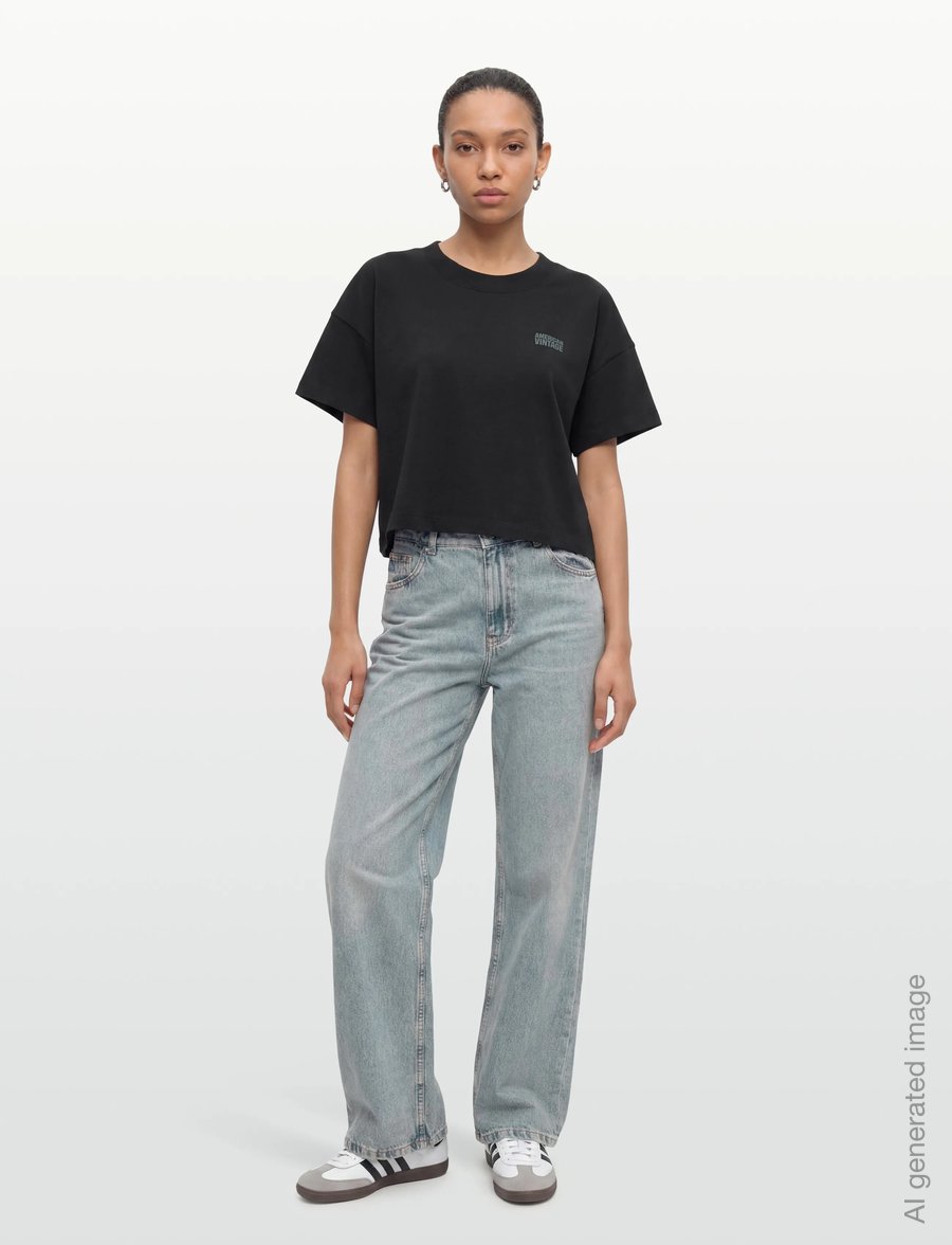 American Vintage - GIXY - t-shirts - noir - 0