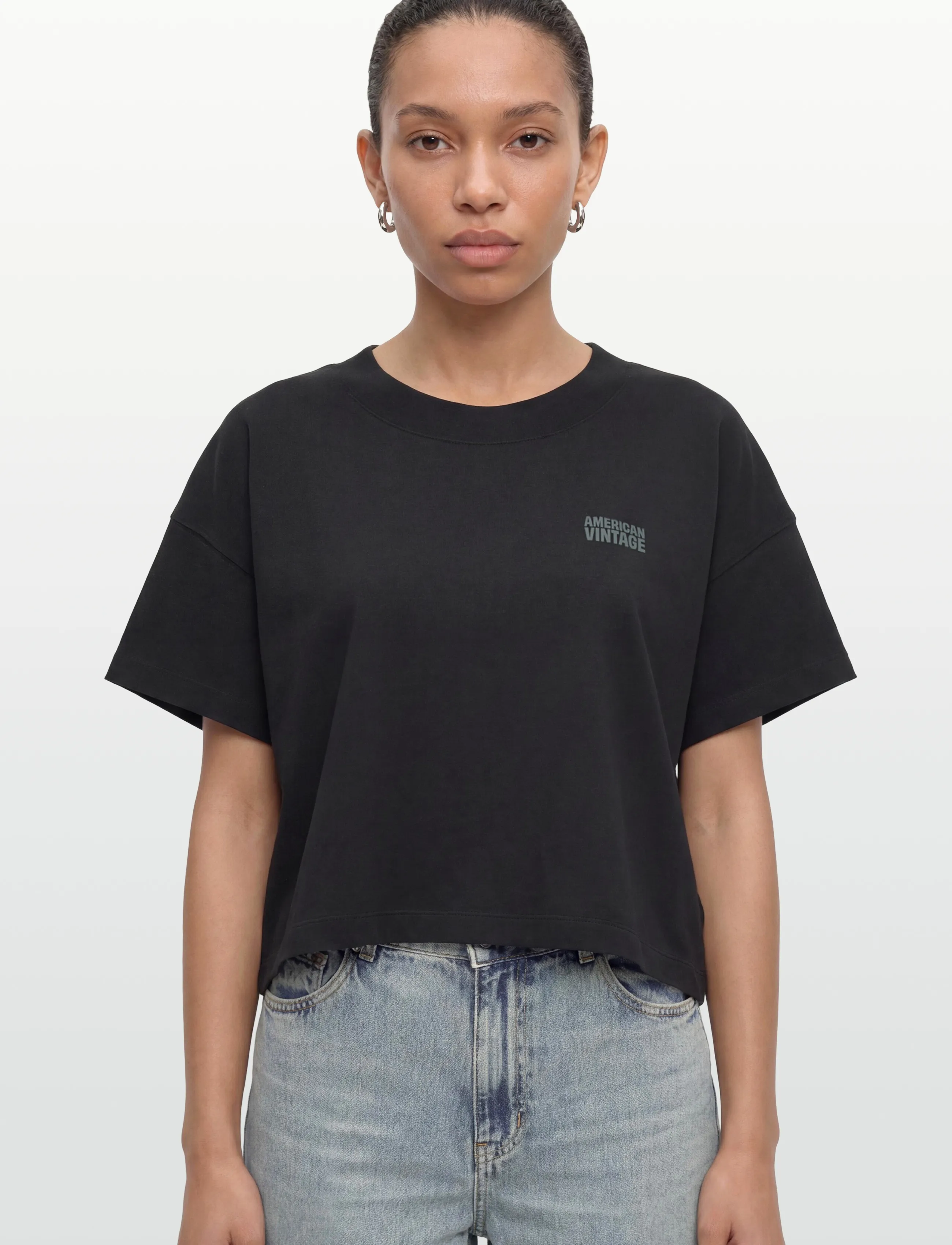 American Vintage - GIXY - t-krekli - noir - 3