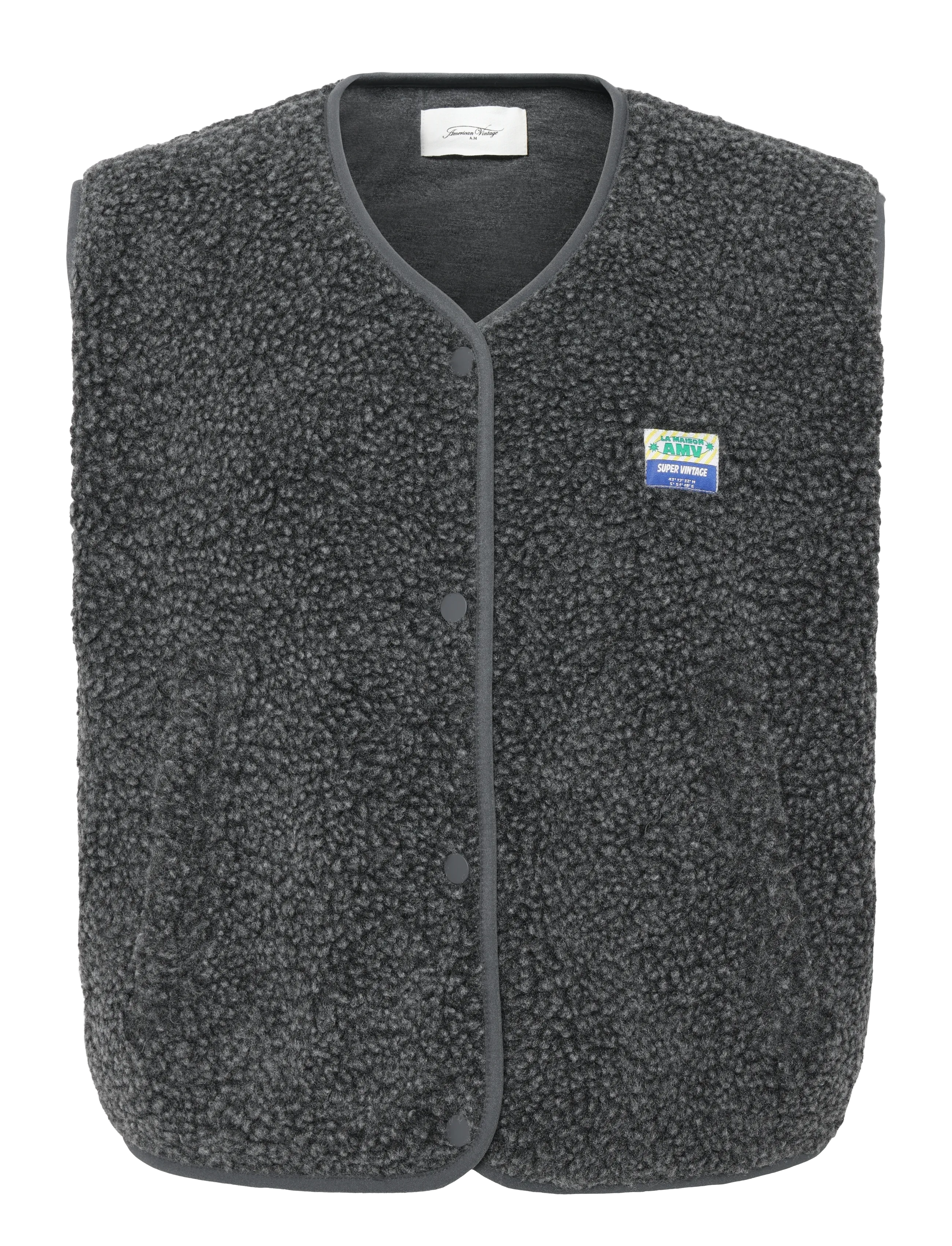 American Vintage Hoktown, XS/S, Westen, Grau - Padded Frauen