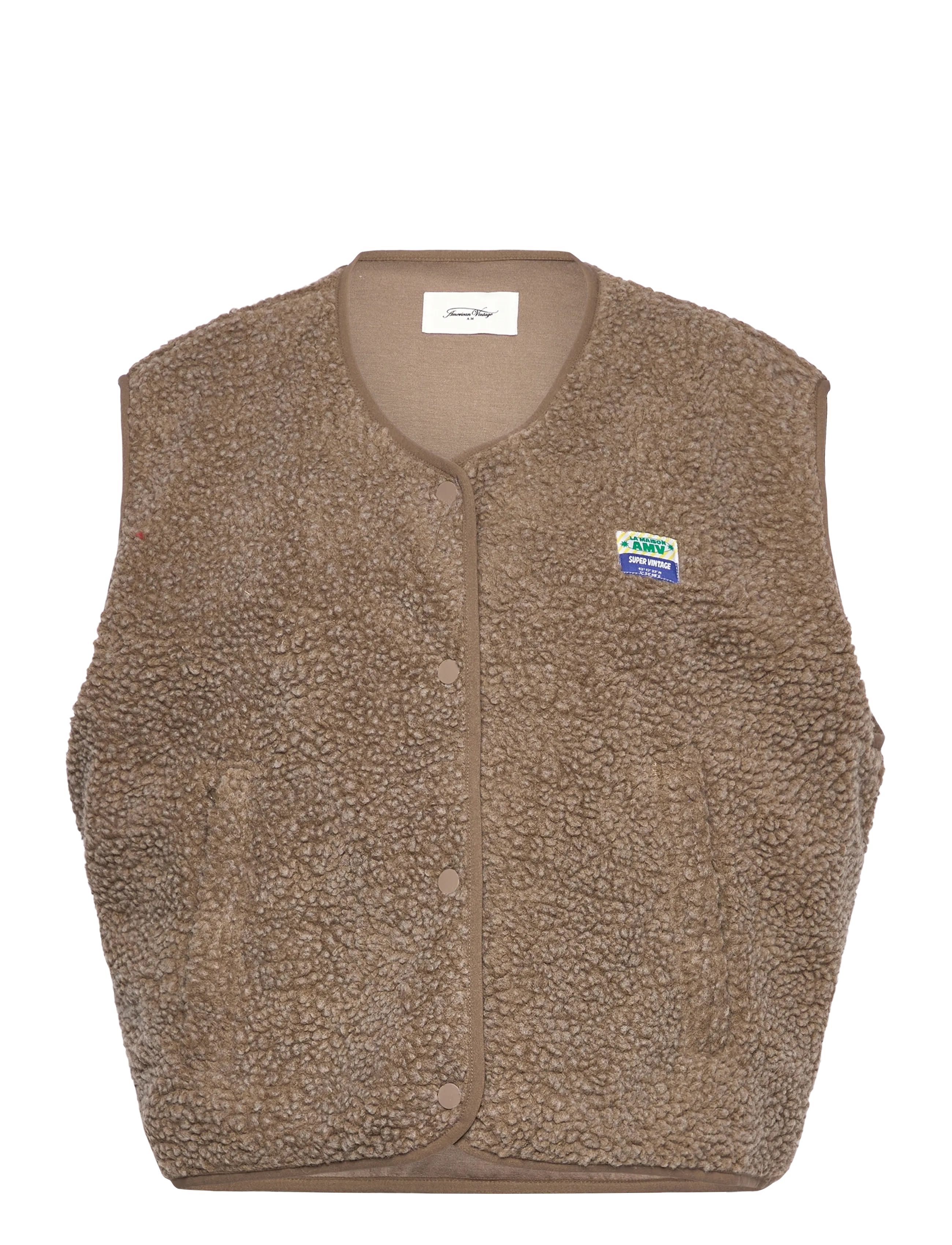 American Vintage HOKTOWN - Vests - MUSCADE CHINE / beige