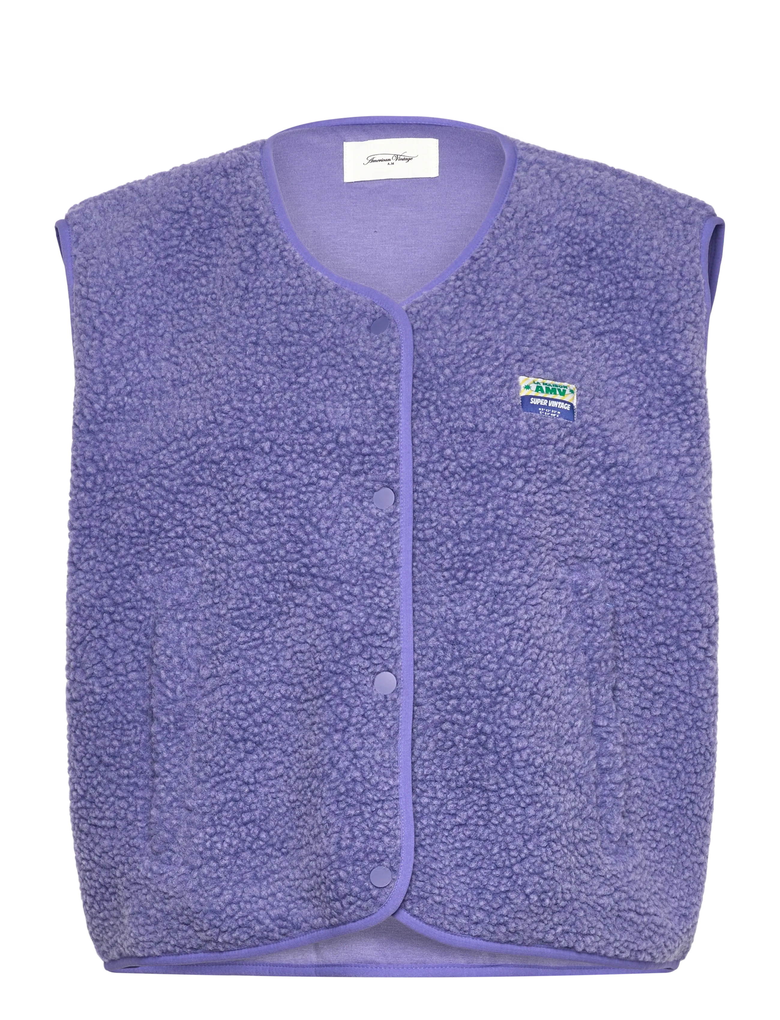 American Vintage HOKTOWN - Vadderade västar - PROVENCE CHINE / purple