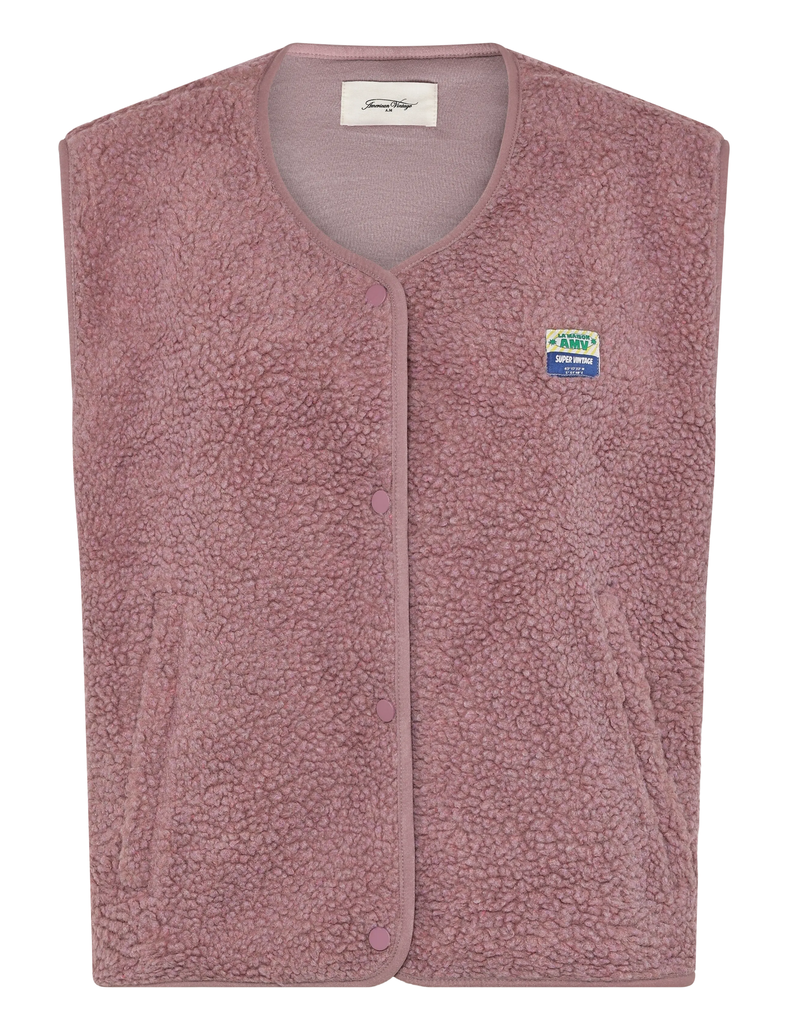 American Vintage Hoktown, M/L, Westen, Lila - Padded Frauen