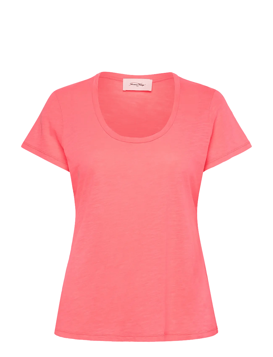 American Vintage - JACKSONVILLE - t-shirts - hortensia fluo - 1