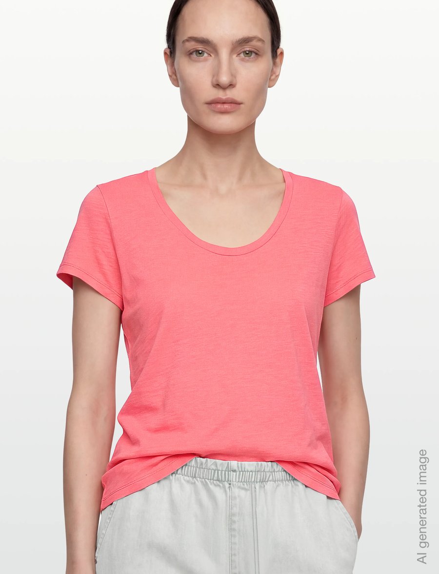 American Vintage - JACKSONVILLE - t-shirts - hortensia fluo - 3