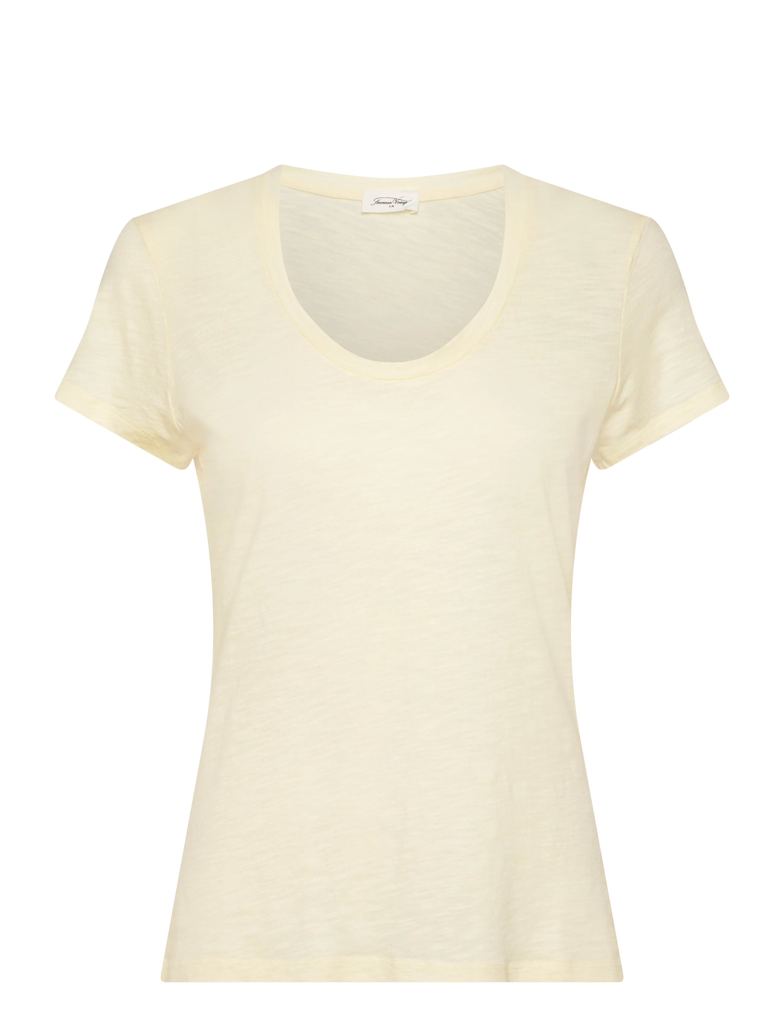 American Vintage JACKSONVILLE - T-shirts - VANILLE VINTAGE / yellow