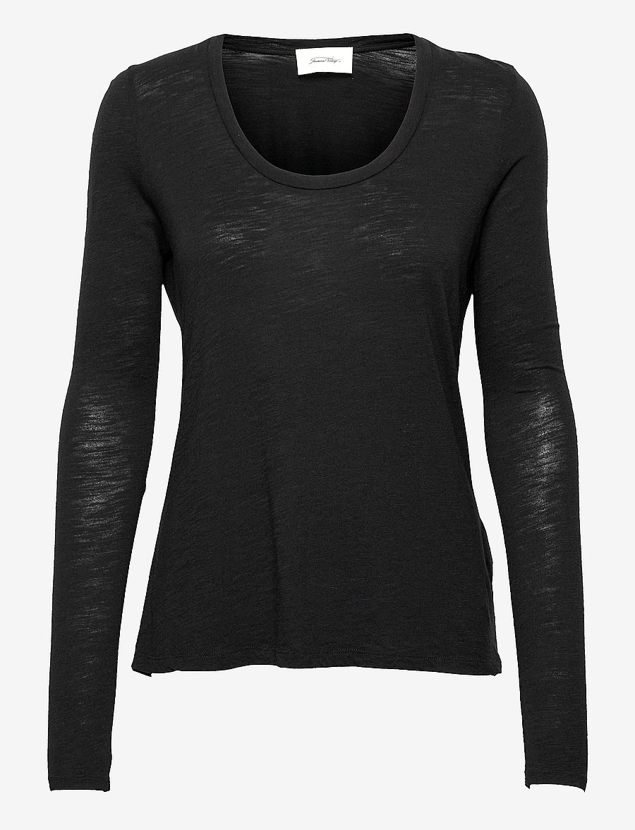 American Vintage - JACKSONVILLE - long-sleeved tops - noir - 1