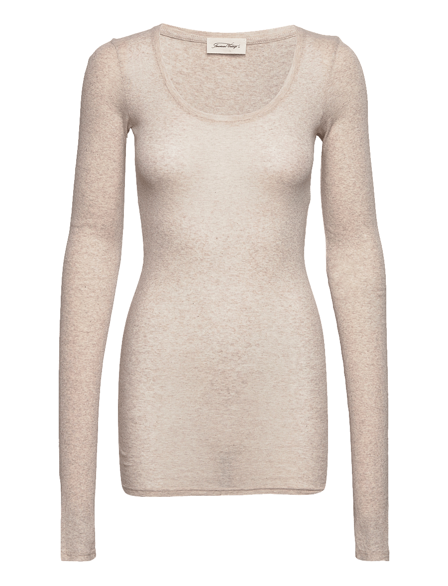 American Vintage - MASSACHUSETTS - long-sleeved tops - creme chine - 1