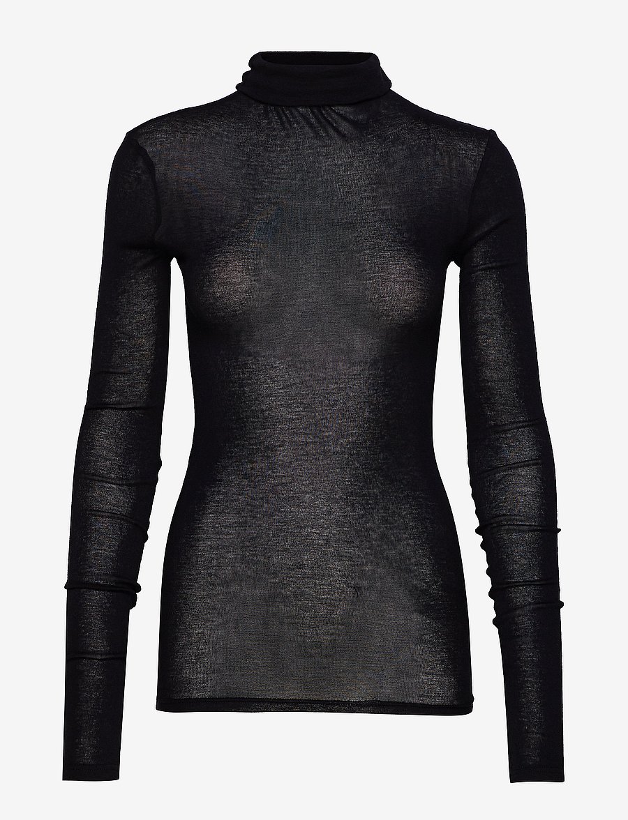American Vintage - MASSACHUSETTS - langärmlige tops - black - 1