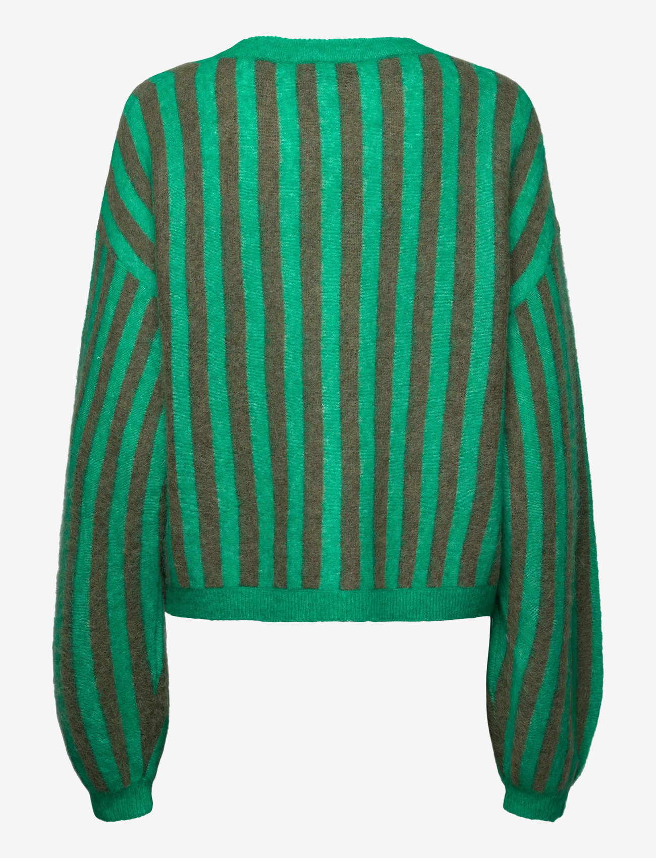 American Vintage - NENYBAY - stickade tröjor - khaki striped mint - 1