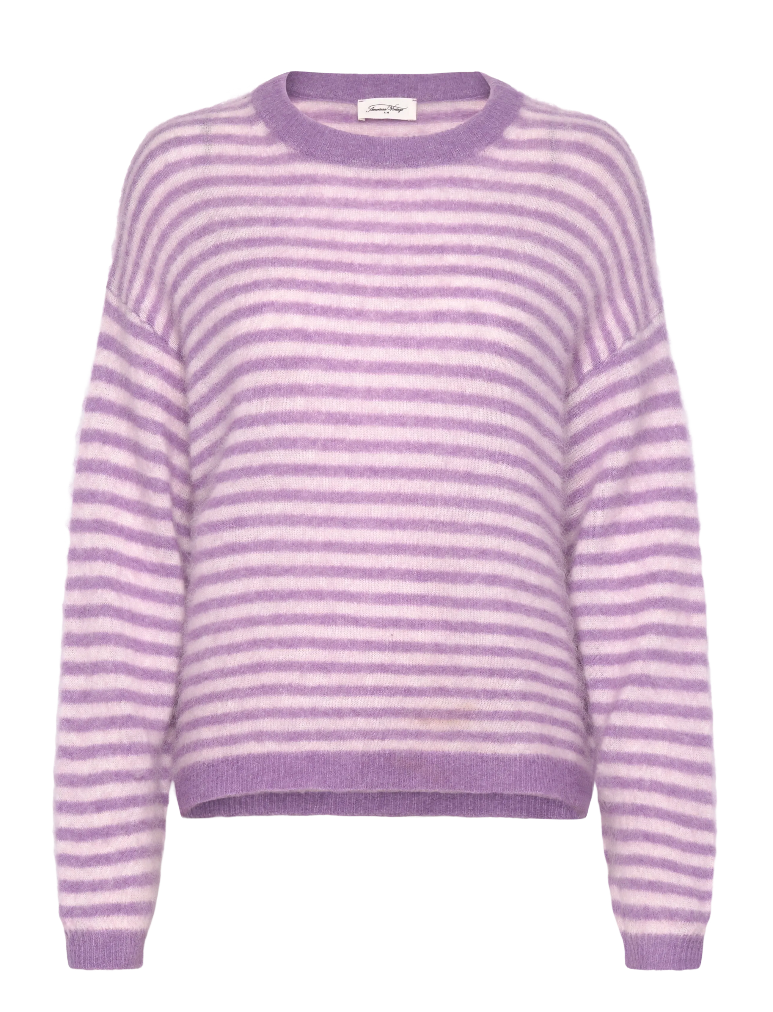 American Vintage NENYBAY - Pullover - VIOLET STRIPED ROSEBUD / purple