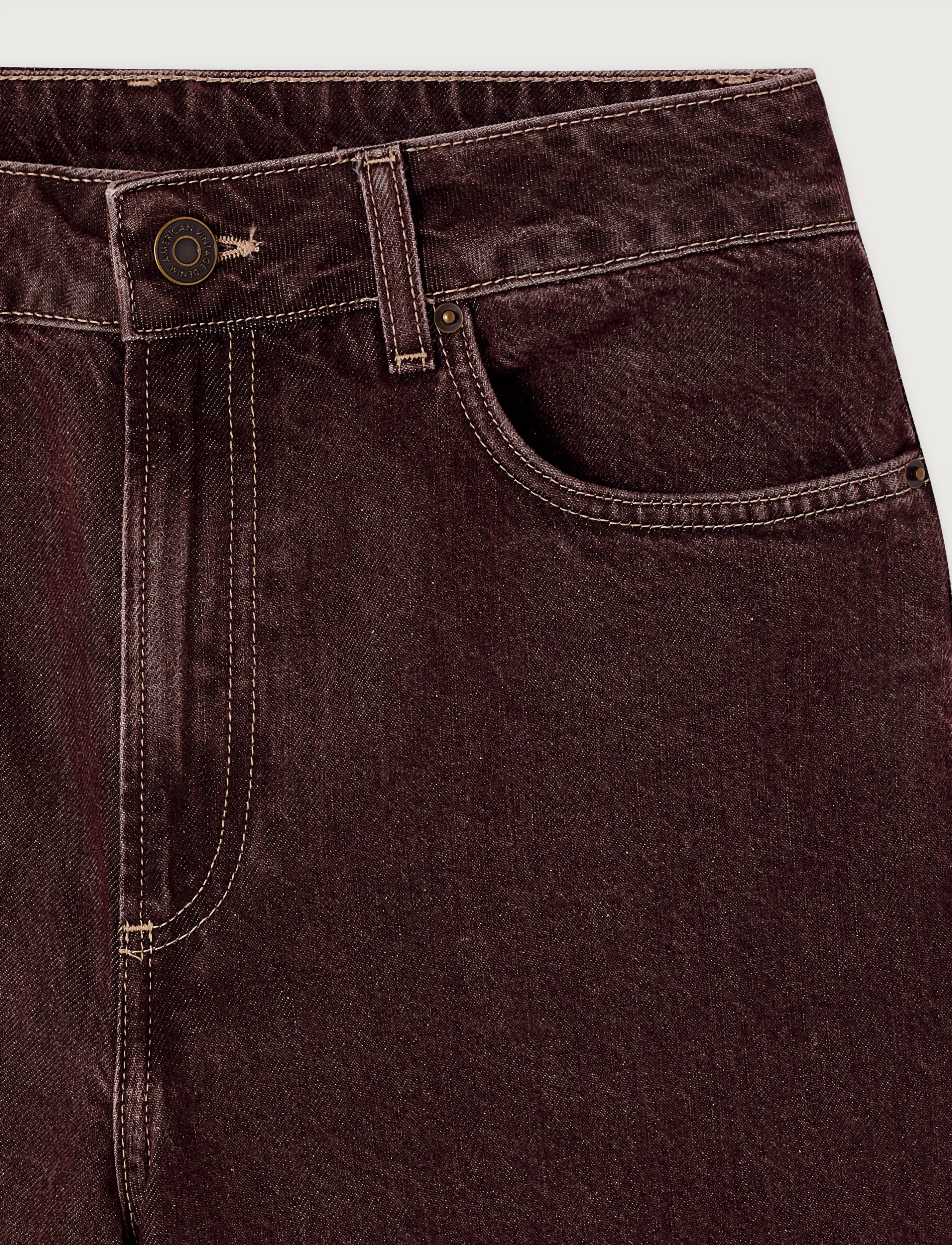 American Vintage - OSHOW - tapered jeans - grape - 2