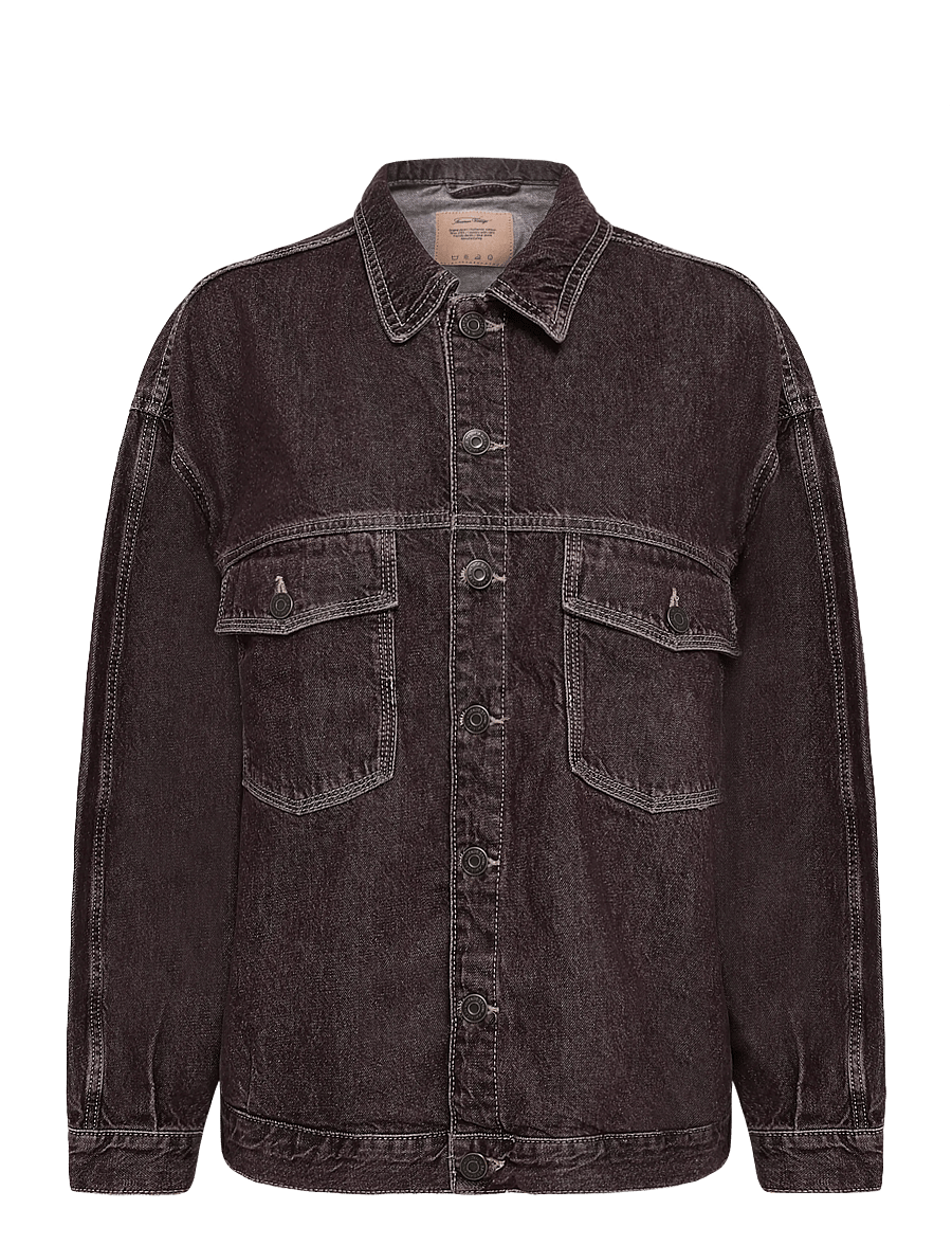 American Vintage - OSHOW - denimjakker - grape - 0