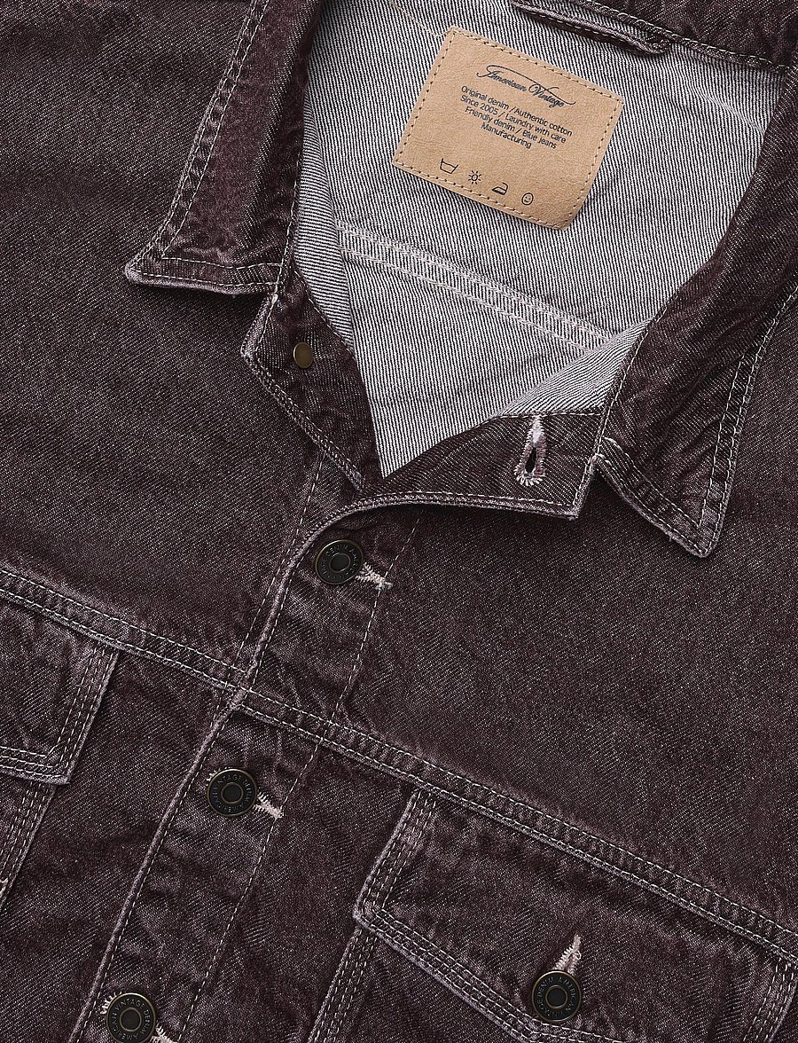 American Vintage - OSHOW - denimjakker - grape - 2