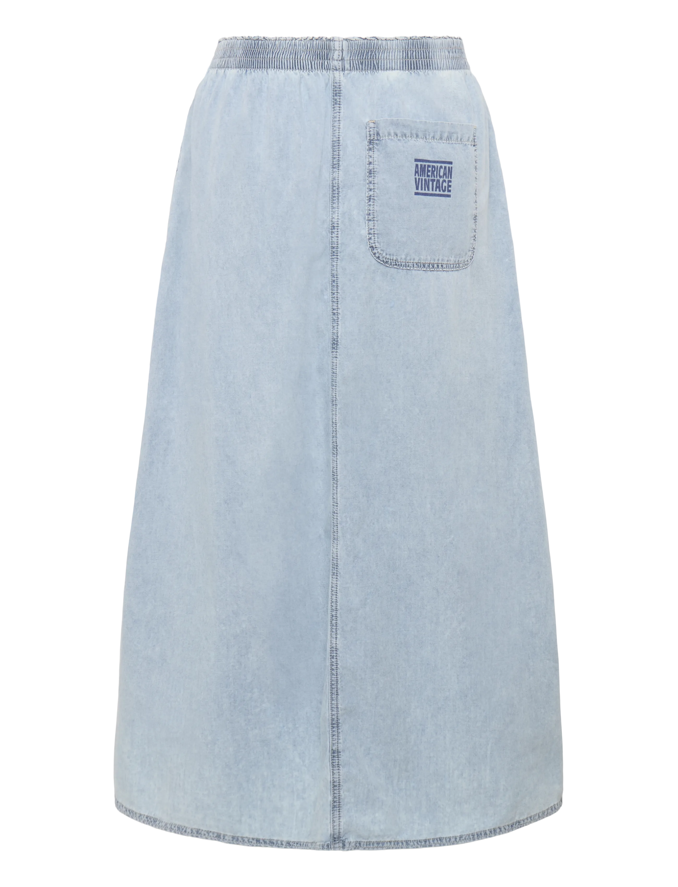 American Vintage - PAYBOU - jeansröcke - blue snow - 2