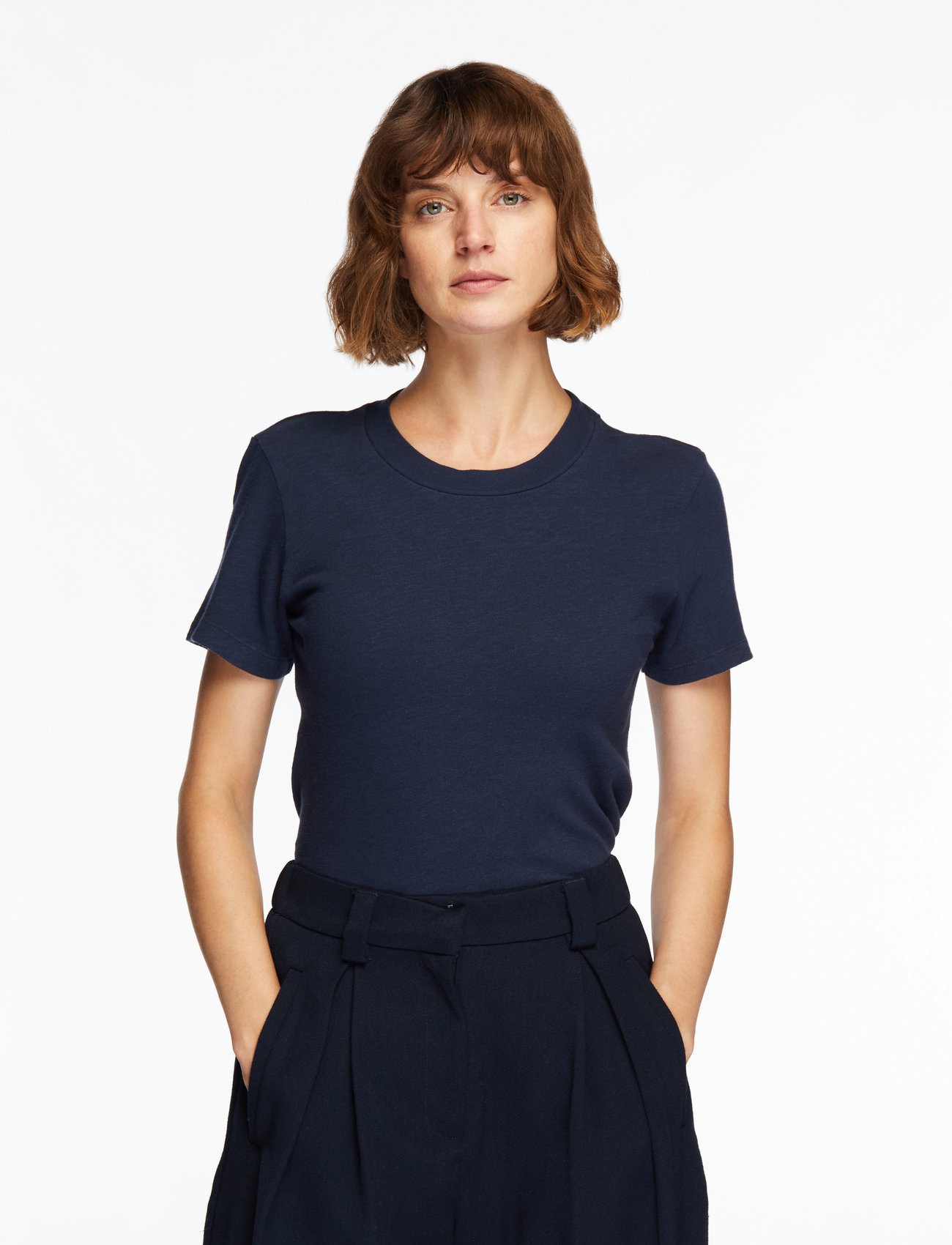 American Vintage - SONOMA - t-shirty - navy blue vintage - 0