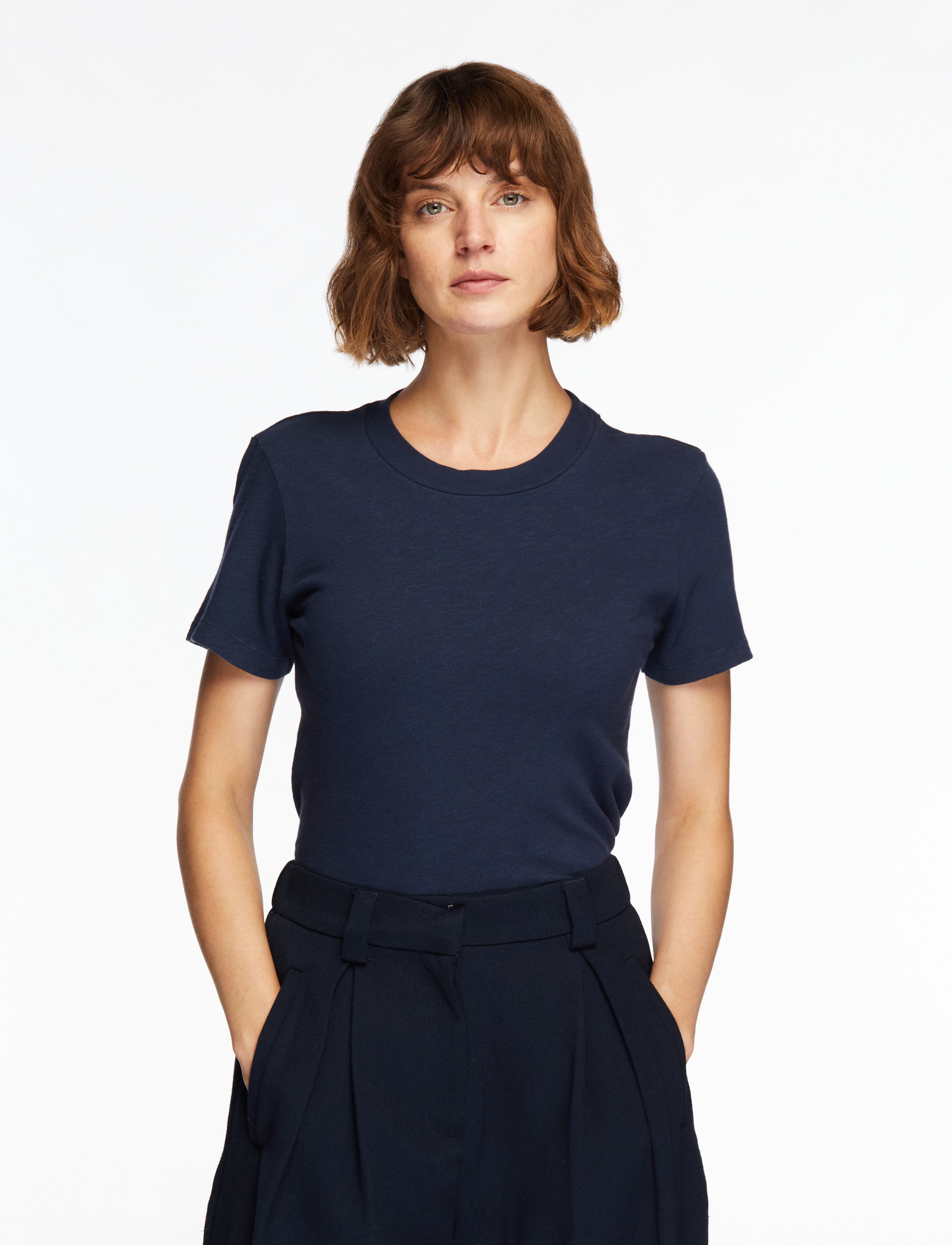 American Vintage SONOMA - T-shirts & Toppar - NAVY BLUE VINTAGE / navy