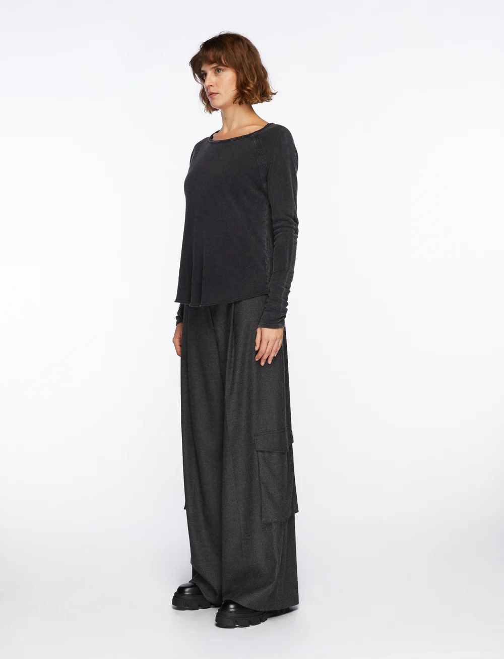 American Vintage - SONOMA - long-sleeved tops - noir vintage - 3