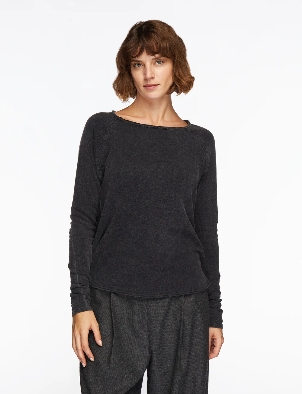 American Vintage - SONOMA - long-sleeved tops - noir vintage - 0