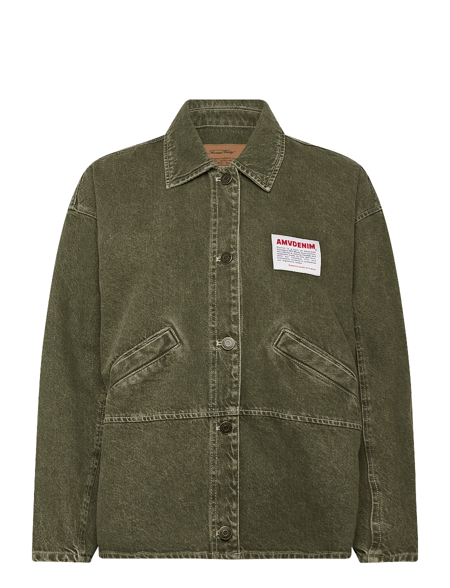 American Vintage - UZATOWN - jeansjackor - olive - 0