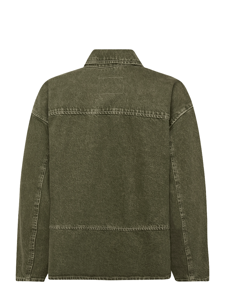 American Vintage - UZATOWN - jeansjackor - olive - 1