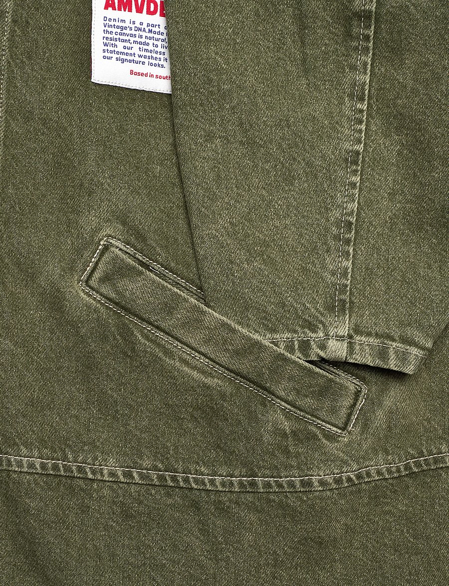 American Vintage - UZATOWN - jeansjackor - olive - 3