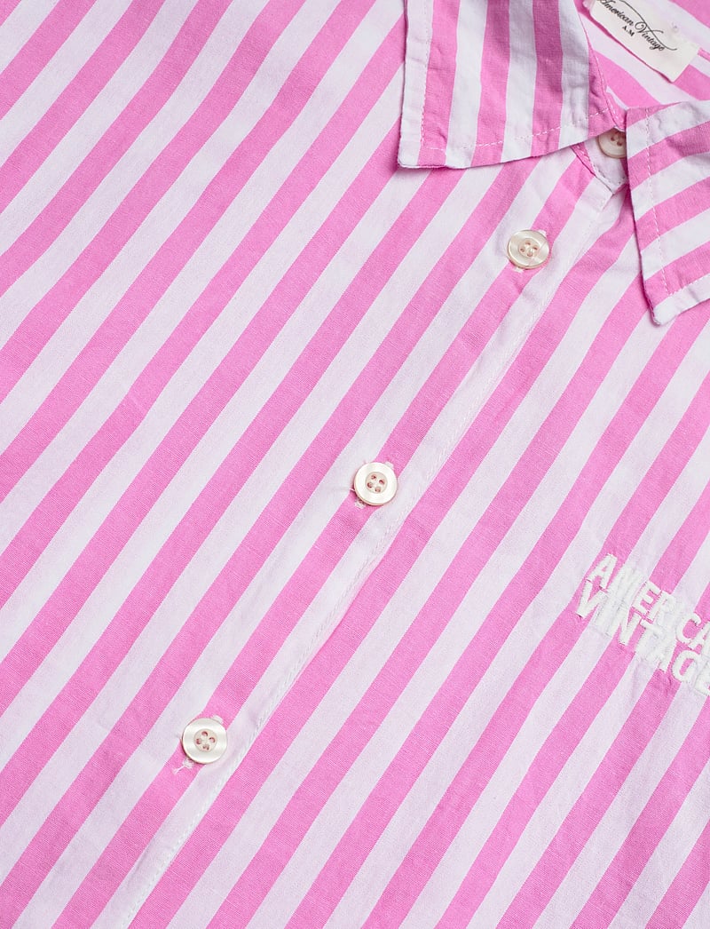 American Vintage - VEXTOWN - kortærmede skjorter - pink stripes - 2