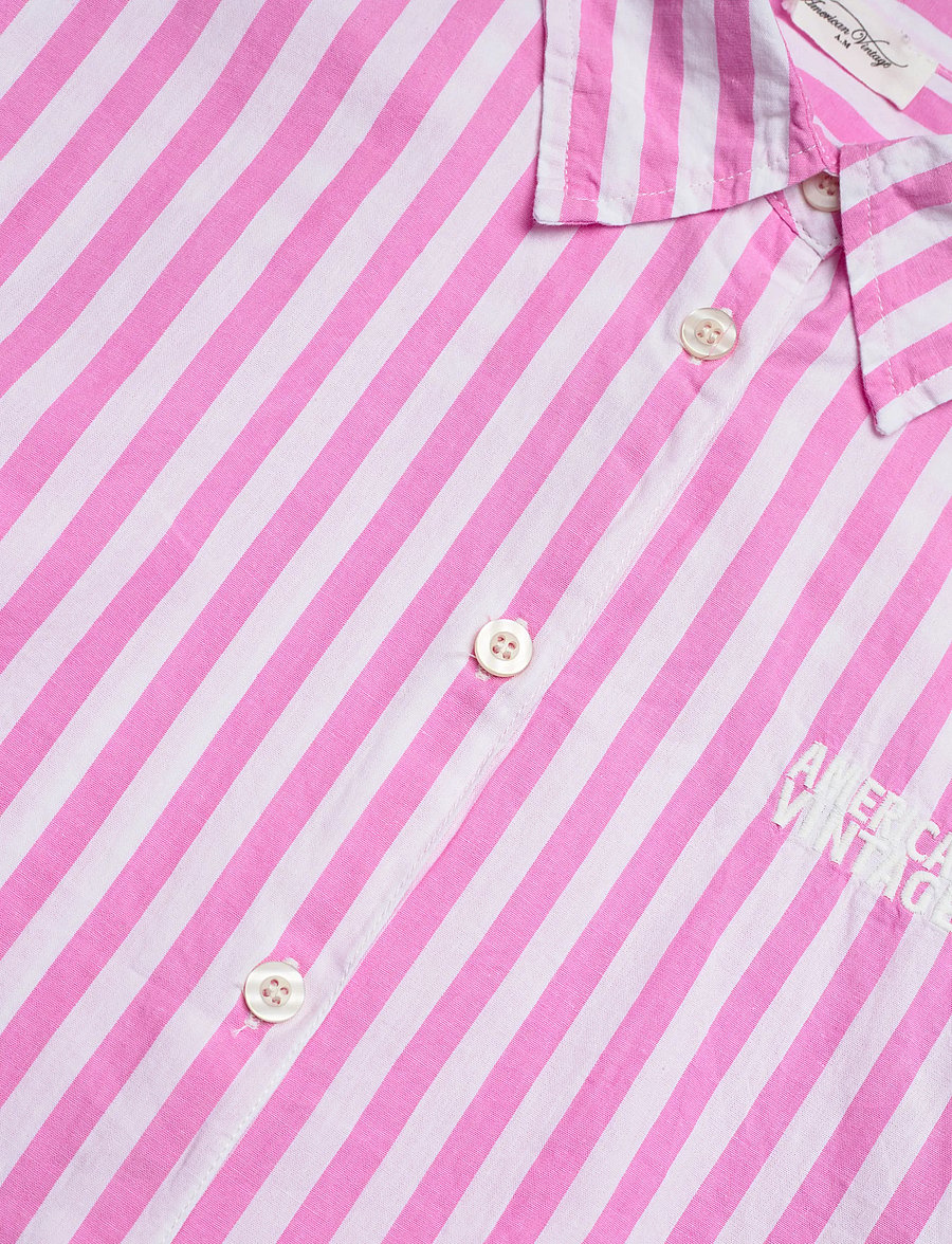 American Vintage - VEXTOWN - kortærmede skjorter - pink stripes - 2