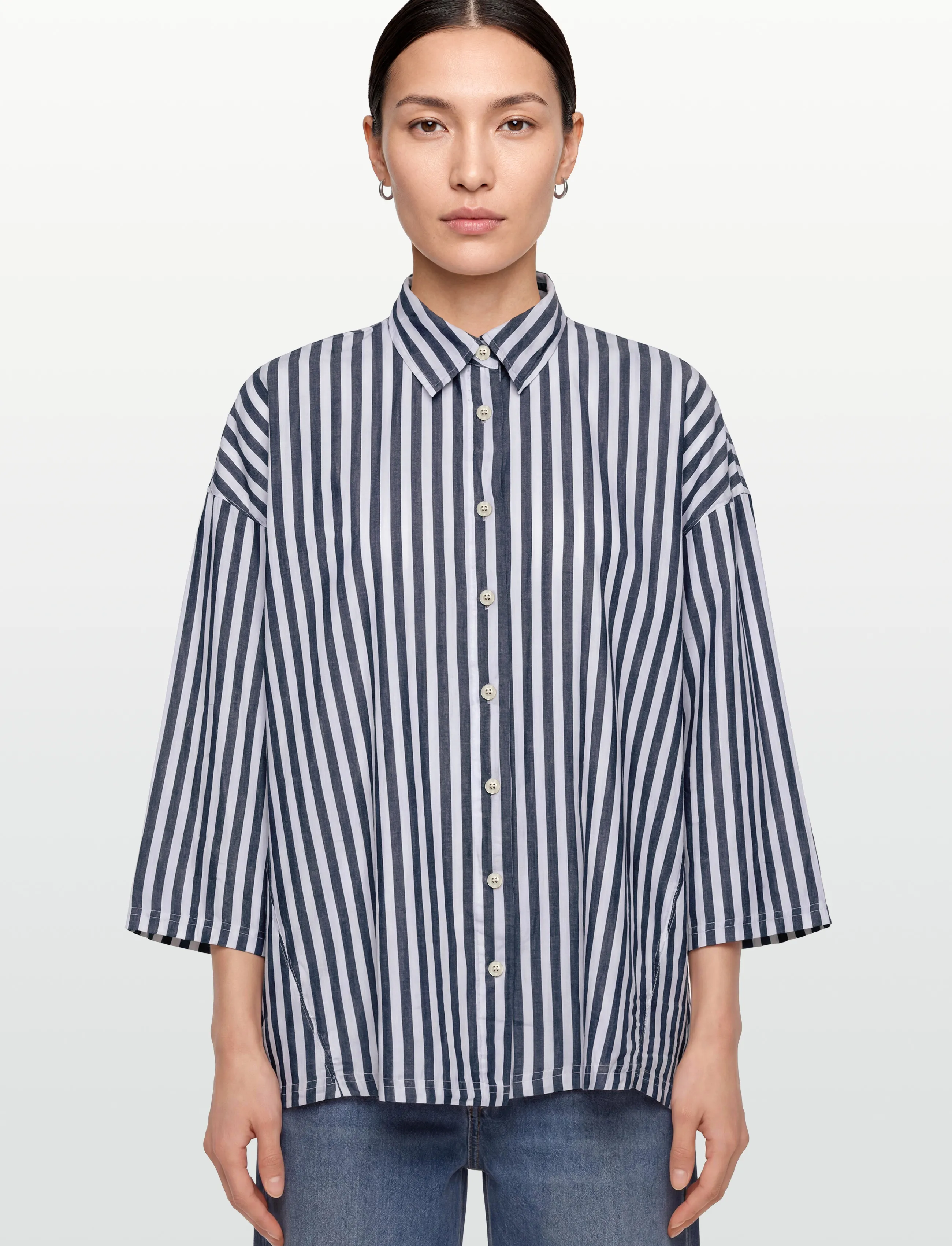 American Vintage - VEXTOWN - langærmede skjorter - ink stripes - 3